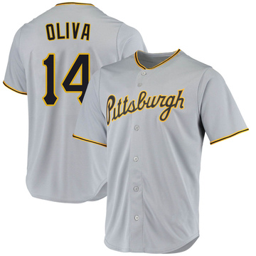 Jack Suwinski Youth Pittsburgh Pirates Alternate Jersey - Black Replica